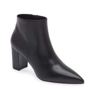 NWOT Stuart Weitzman Women's Black Linsi Zip Bootie size 8